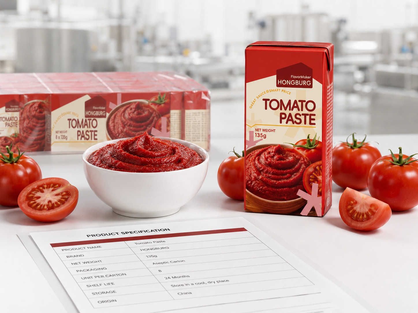 Aseptic Carton Tomato Paste: Gabay sa Produkto para sa Mga Pandaigdigang Mamimili