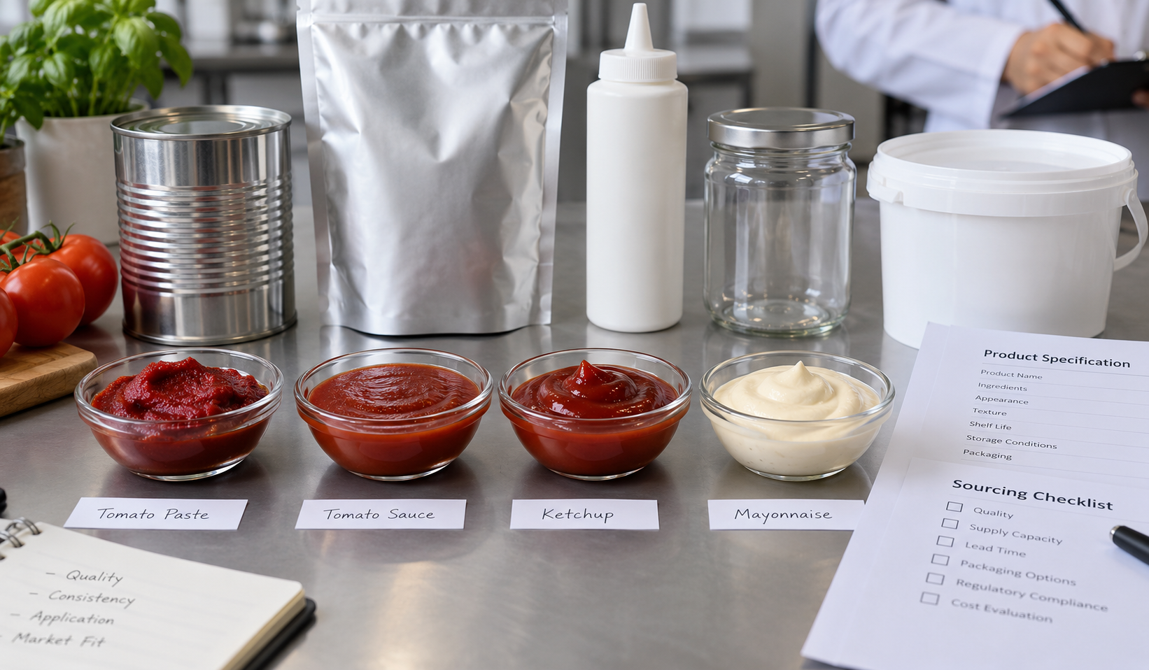 Paano Inuri ng mga Importer ang Tomato Paste, Tomato Sauce, Ketchup at Mayonnaise ayon sa Paggamit ng Sourcing