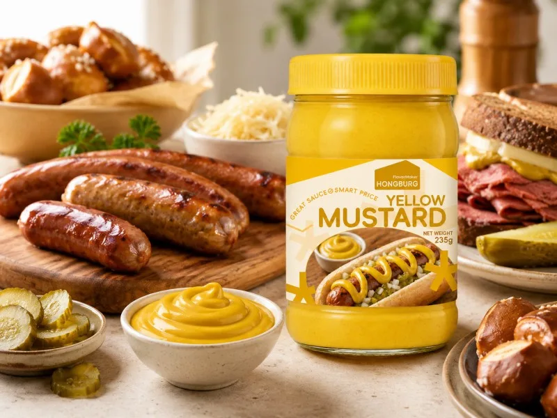 Classic Rich Yellow Mustard Sauce