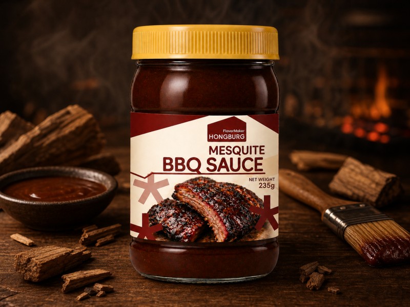 Mesquite BBQ Sauce na may Rich Smoky Flavor