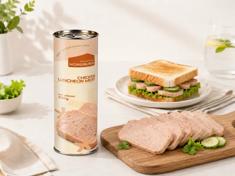 Handa nang Kumain ng Canned Chicken Luncheon Meat