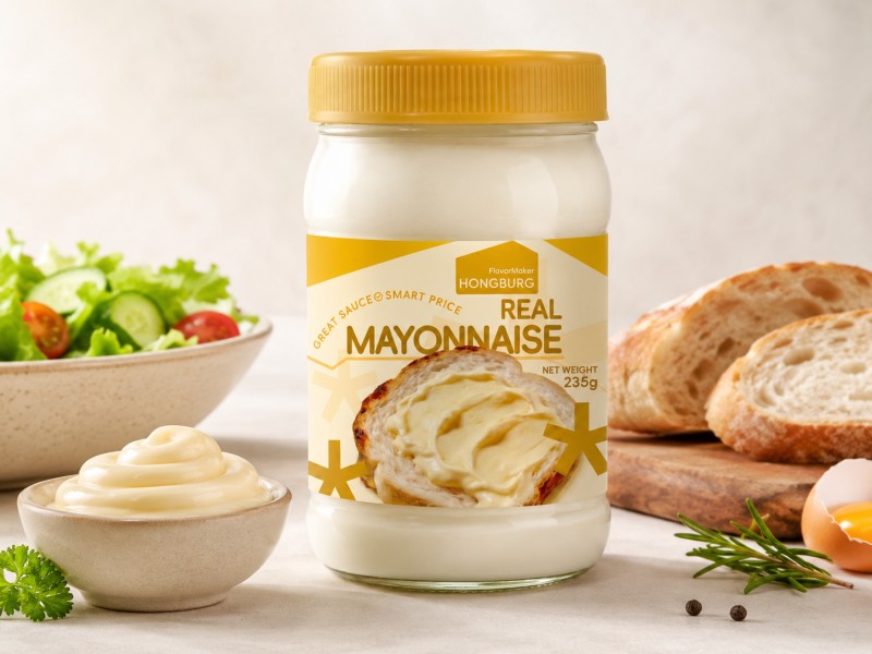 Tunay na Mayonnaise sa Glass Jar Tunay na Mayonnaise sa Glass Jar