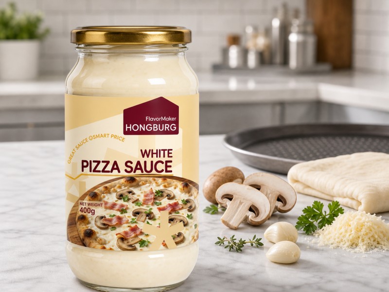 Makinis na Creamy White Pizza Sauce