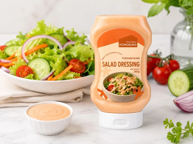 Tangy Creamy Thousand Island Salad Dressing Tangy Creamy Thousand Island Salad Dressing
