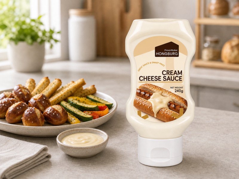 Makapal na Cream Cheese Sauce para sa Pagbe-bake at Paglubog