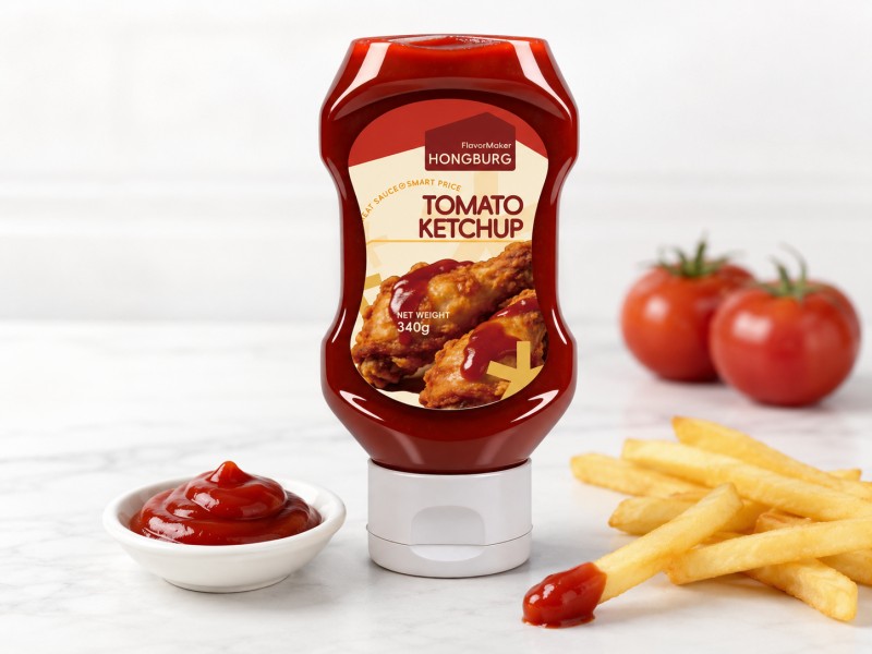 Makapal na Matamis at Tangy Tomato Ketchup