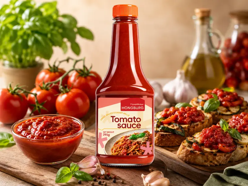 Makapal na Tomato Sauce na may Natural na Lasang