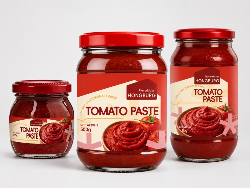 Tomato Paste sa Glass Jar